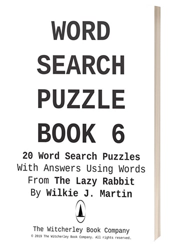 Cover of word search puzzle pdf book